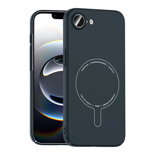 Apple iPhone 16E Uyumlu Kılıf M-Safe Şarj Ultra İnce Yapılı Kamera Korumalı Elio Sert PC Kapak