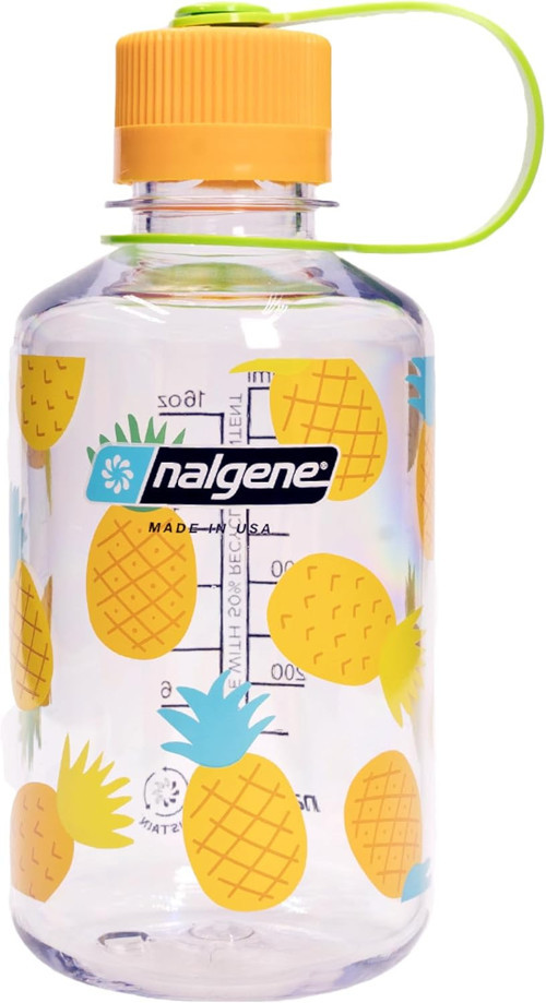 Sustain Tritan Bpa İçermeyen Su Şişesi%50 Plastik Atıktan, 473 Gram, Dar Ağız, Ananas
