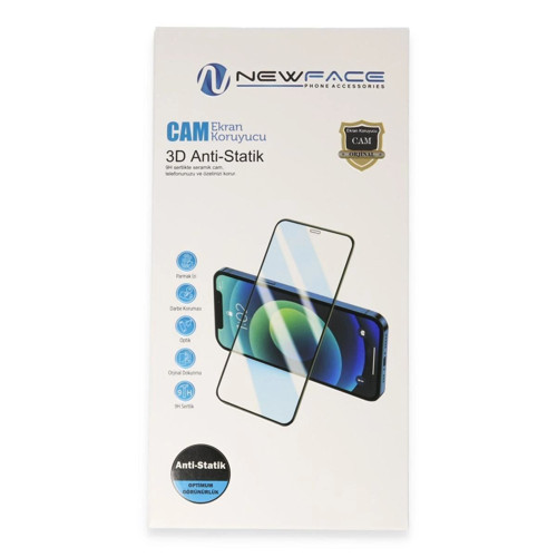 Markasız Ucuz Xiaomi Redmi Note 15 Pro 5g 3d Antistatik Cam Ekran Koruyucu - Siyah