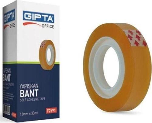 Akrilik Bant 12 mm x 33 mt 12'li Kutu