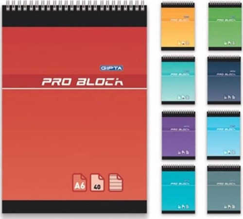 Pro Block Spiralli Bloknot A4 40 yp Kareli