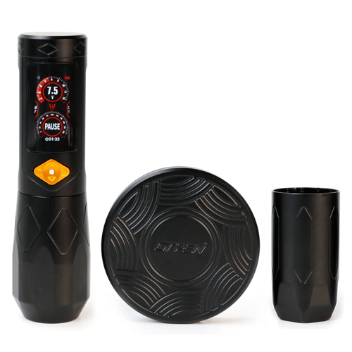 GTR Adjustable Stroke Kablosuz Dövme Makinesi Black