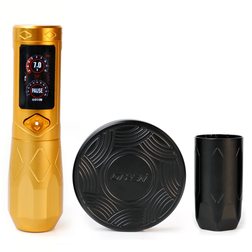 GTR Adjustable Stroke Kablosuz Dövme Makinesi Gold