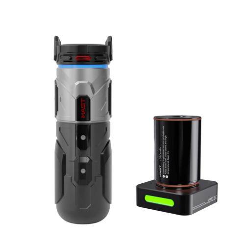 Racer Pro Armor Edition Black 4.2mm Stroke Kablosuz Dövme Makinesi - Siyah