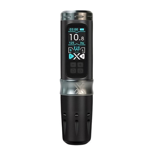 UNI-X Wireless Pen 3.6mm Stroke Grey Kablosuz Dövme Makinesi