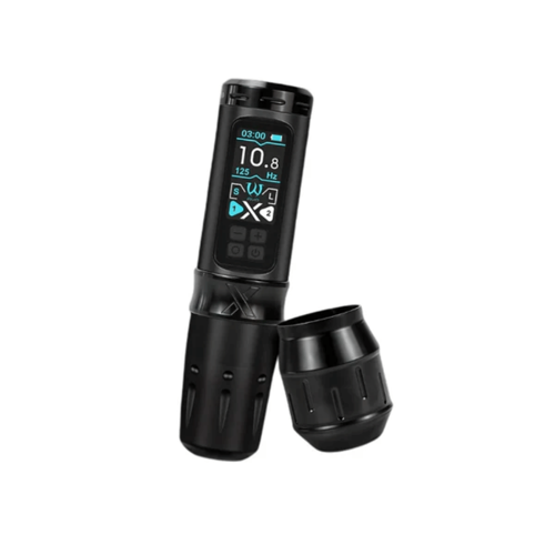 UNI-X Wireless Pen 4.5mm Stroke Black Kablosuz Dövme Makinesi