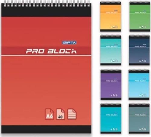 Pro Block Spiralli Bloknot A5 40 yp Çizgili