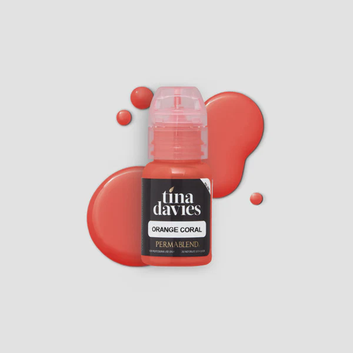 Blend Tina Davies Orange Coral Kalıcı Makyaj Dudak Pigmenti 15ml
