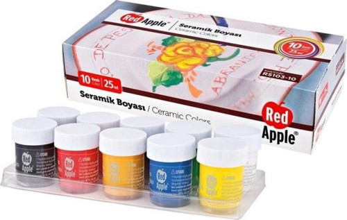 Seramik Boyası 10 Renk x 25 ml