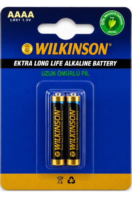 Aaaa Lr61 1.5V Alkalin Pil 2’Li – İncenin İncesi Uzun Ömürlü Pil