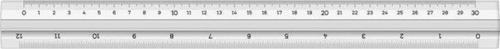 Tribldesimetre Şeffaf 30 cm / 12 inch