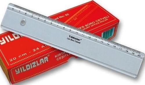 Plastik Cetvel 20 cm.
