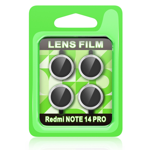 Xiaomi Redmi Note 14 Pro 5g Raze Metal Kamera Lens - Gümüş