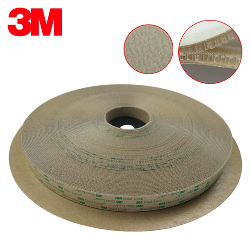 SJ4570 Şeffaf Cırt Dual Lock Yapışkanlı Cırt 1000 Kez Açılıp Kapanabilir 25mm x 45.7mt