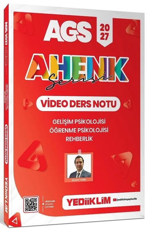 Yediiklim 2027 MEB-AGS Eğitim Bilimleri Gelişim, Öğrenme Psikolojisi, Rehberlik Video Ders Notu Ahen