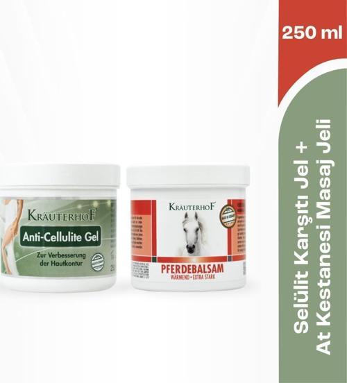 Anti Selülit Jel 250 ml + At Kestanesi Masaj Jeli 250 ml