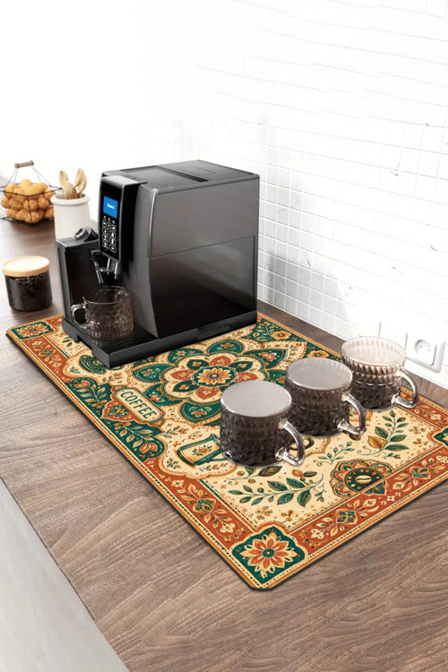 Barista Kahve Barı Matı 40x90cm Espresso Makinesi Çaycı Altlık Anadolu Kahve Mandalası