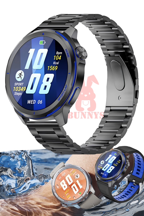 Oppo A57 Uyumlu Spor Akıllı Saat AMOLED Ekran Bluetooth Arama Dahili El Feneri 3 Adet Kordon Seti