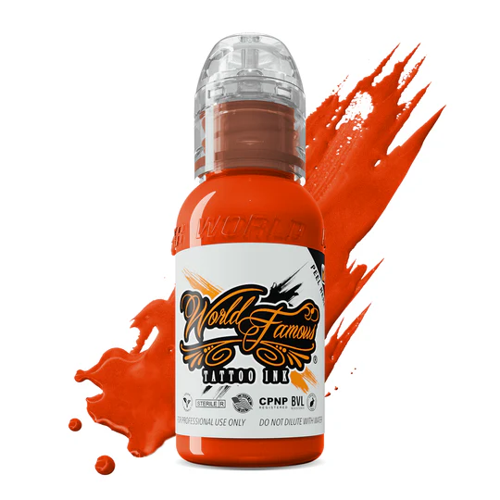 Famous Ink Jay Freestyle Orange Turuncu Dövme Boyası 1oz - 30ml