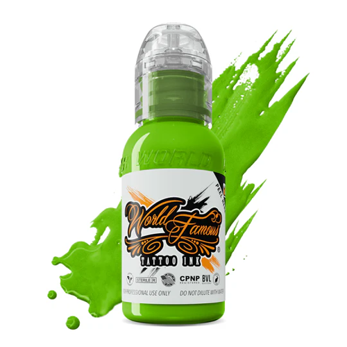 Famous Ink Ilya Fom Tree Frog Yeşil Dövme Boyası 1oz - 30ml