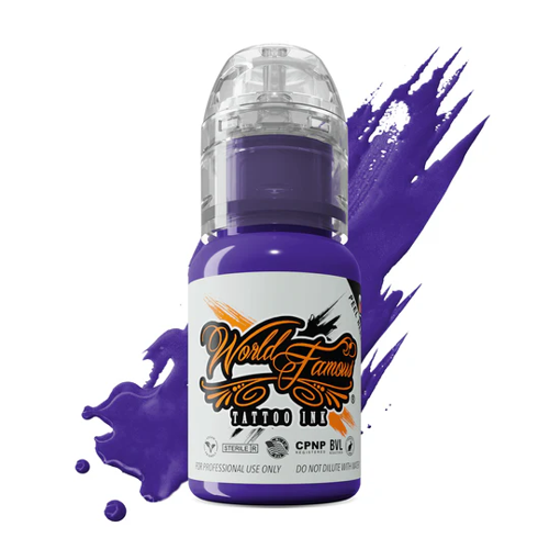Famous Ink Purple Heart Mor Dövme Boyası 1/2oz - 15ml