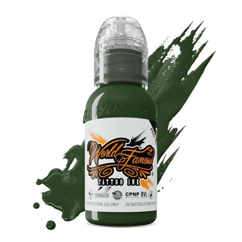 Famous Ink Vincent Zattera Spoiled Sage Yeşil Dövme Boyası 1oz - 30ml