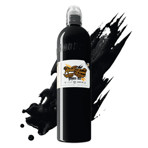 Famous Ink Pitch Black Siyah Dövme Boyası 8oz - 240ml