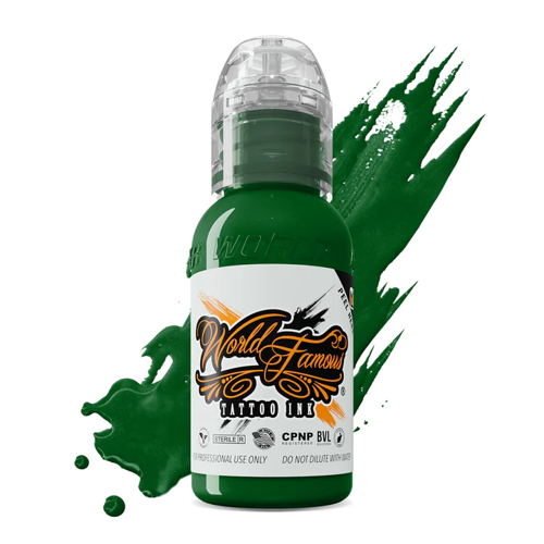 Famous Ink Ilya Fom Amazon Leaf Yeşil Dövme Boyası 1oz - 30ml