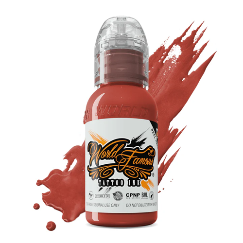 Famous Ink Oleg Brick Red Kırmızı Dövme Boyası 1oz - 30ml