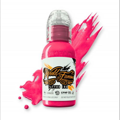 Famous Ink Jenna Kerr Crystal Trinket Pink Pembe Dövme Boyası 1oz - 30ml