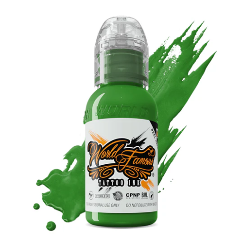 Famous Ink Sarah Miller Loki Green Yeşil Dövme Boyası 1oz - 30ml
