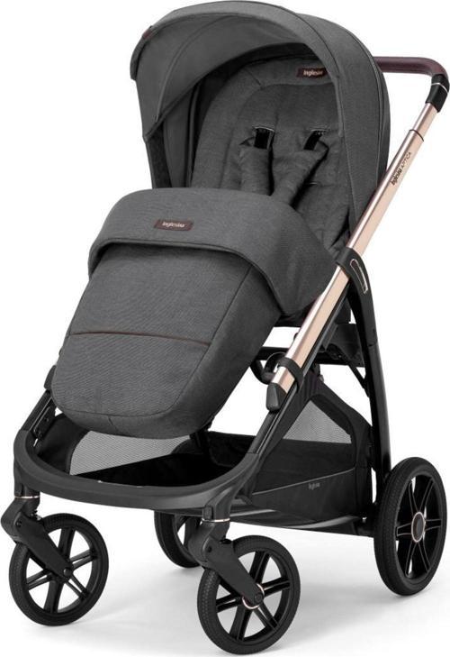 Aptica Glam Tek El Tek Hamle ile Katlanıp Açılan Çift Yön Bebek Arabası - Velvet Grey