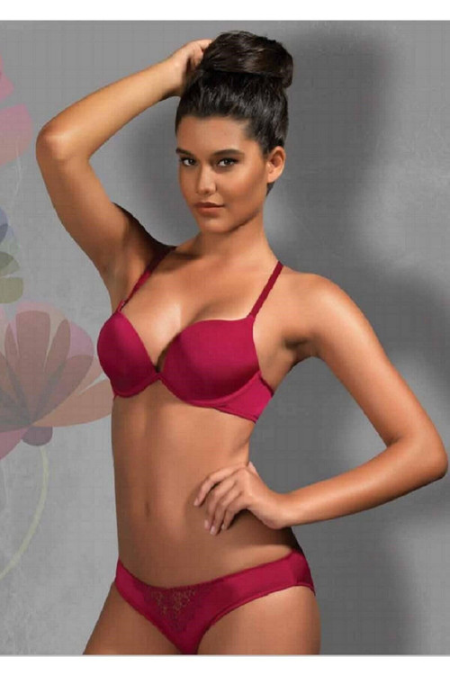 171-036 Ekstra Destekli Push-Up Sırtı Dantelli Sütyen