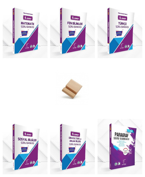 Karekök 5. Sınıf 2027 Matematik Fen Türkçe Sosyal Din ve Paragraf Soru Bankası 6lı Set