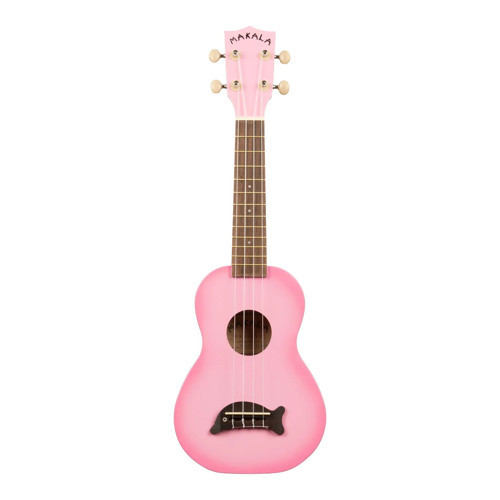Makala Dolphin Soprano Ukulele (Pink Burst)