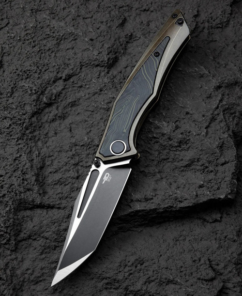BESTECH Togatta | Titanyum + G10 Kakma Sap | M390 Çelik Çakı | BT2102E