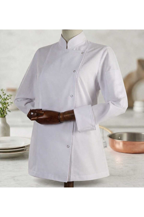 Kadın Beyaz Chef Aşçı Ceket