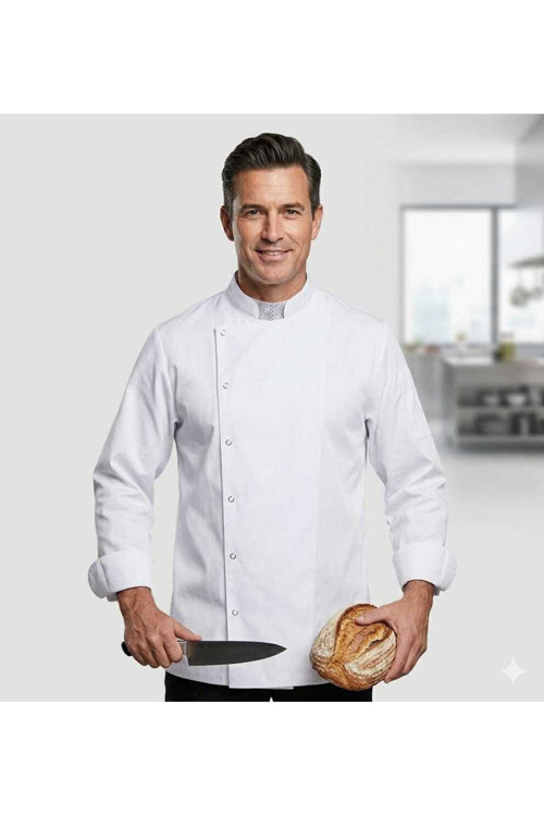 Erkek Beyaz Chef Aşçı Ceket