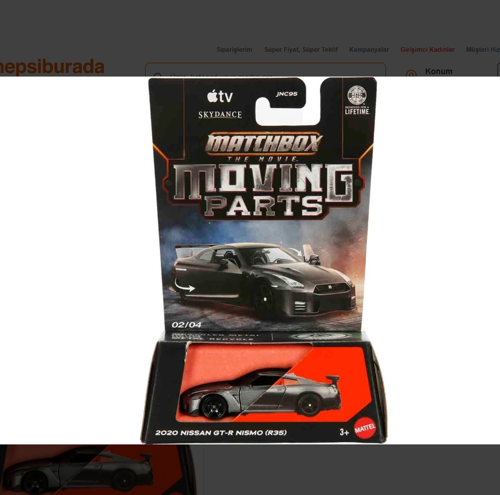 The Movie Moving Parts Araba - 2020 Nissan Gt-R Nismo (R35)