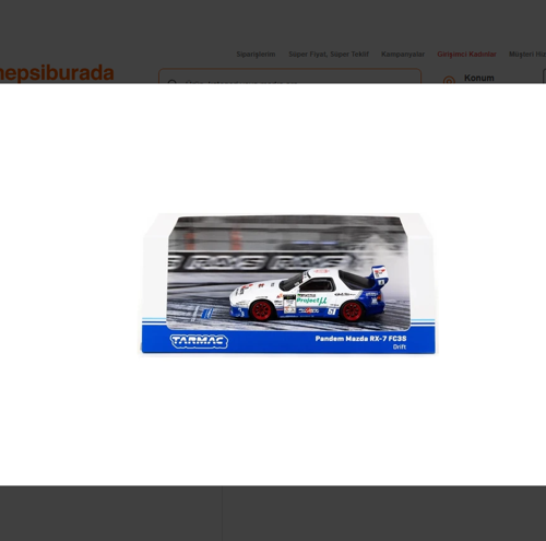1/64 Pandem Mazda Rx-7 FC3S Drift