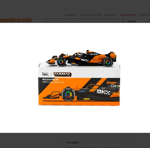 x Ixo Models 1/64 Mclaren MCL60 2024 Livery Show Car - GLOBAL64