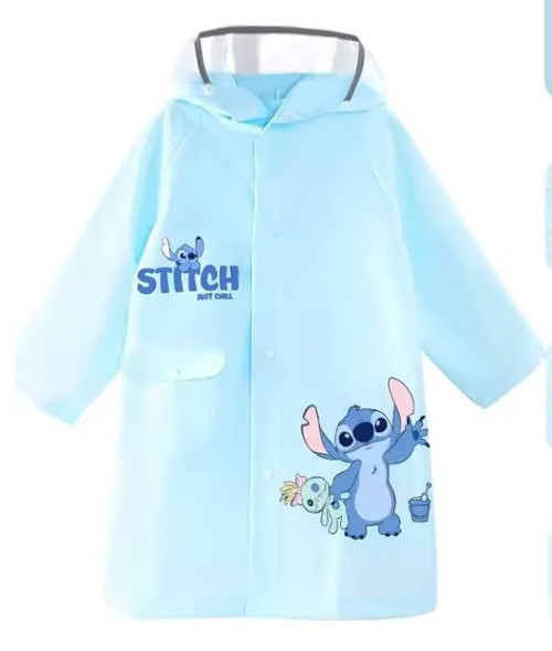 Stitch Su Geçirmez Şirin Yağmurluk