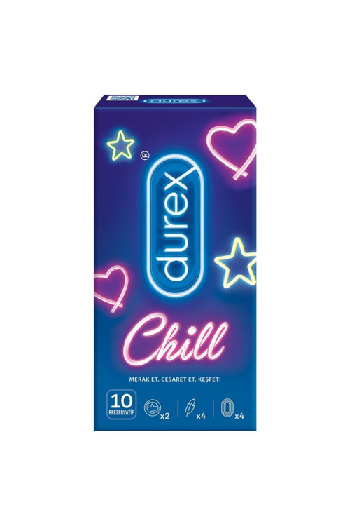Durex Chill Prezervatif 10'Lu