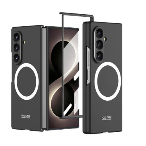 Z Fold 8 Ultra Kılıf Wireless Şarj Özellikli Zore Kıpta M-safe Kapak Z Fold 8 Ultra GKK - Siyah