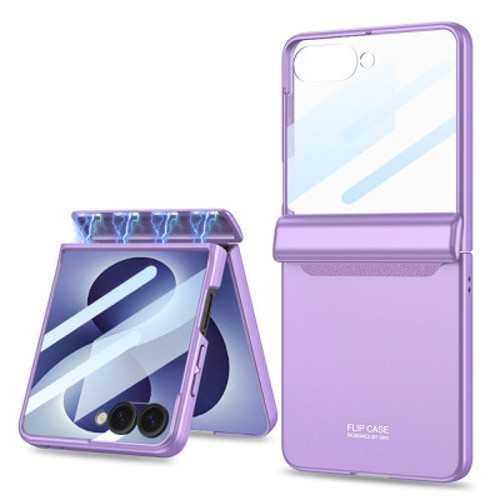 Z Flip 8 Kılıf Zore M-Magnet Kılıf Z Flip 8 GKK - Mor