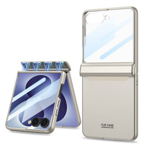 Z Flip 8 Kılıf Zore M-Magnet Kılıf Z Flip 8 GKK - Titanyum