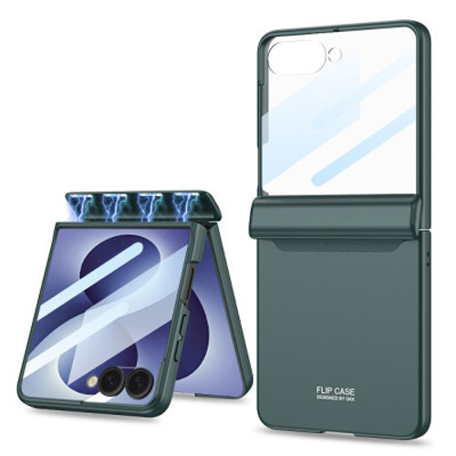 Z Flip 8 Kılıf Zore M-Magnet Kılıf Z Flip 8 GKK - Yeşil