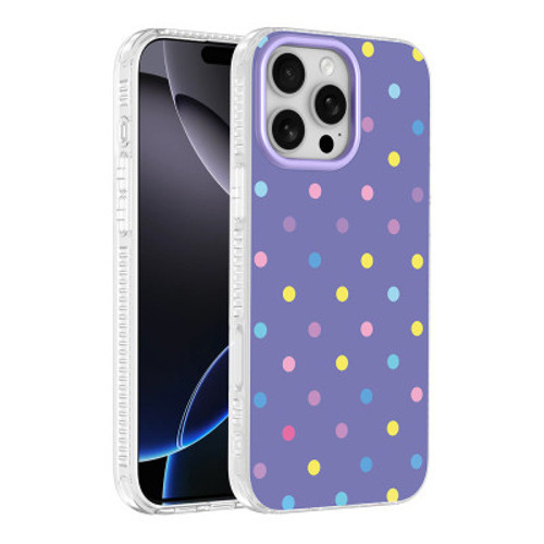Apple iPhone 16 Pro Max Kılıf Airbag Tasarımlı Potik Sert PC Kapak iPhone 16 Pro Max - Lila