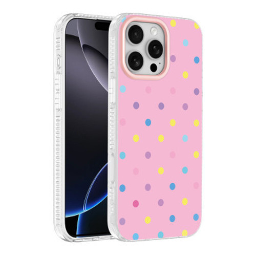 Apple iPhone 16 Pro Max Kılıf Airbag Tasarımlı Potik Sert PC Kapak iPhone 16 Pro Max - Pembe