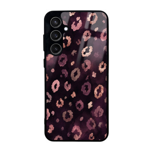 S23 FE Kılıf Kamera Korumalı Desenli Zore Lusi Kapak S23 FE Zore - Pembe Leopar